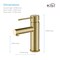 Kibi Circular X Single Handle Bathroom Vanity Sink Faucet KBF1010BG - alternate 5
